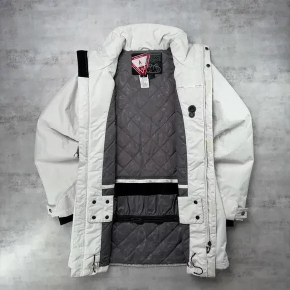Y2K White Oakley Road Fuel Ski Snow Jacket - Picture 2 of 8